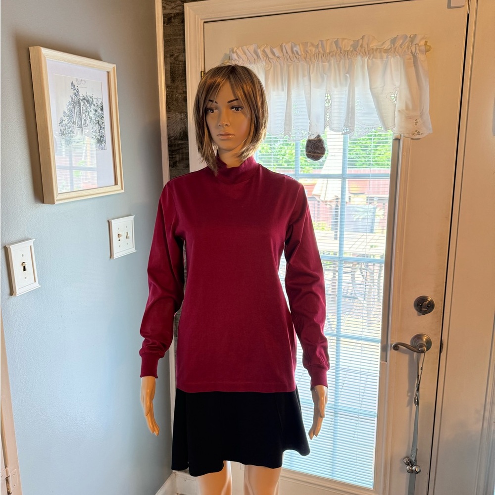 Vintage Huntley of York Mock Turtleneck SZ SM